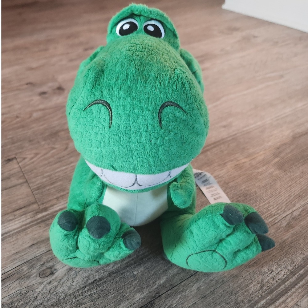 Disney Pixar Toy Story Rex Plush Stuffed Animal Green Dinosaur Collectible